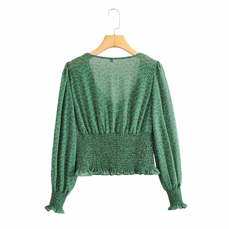 Elegant Women Dot Chiffon Shirts Fashion Ladies Square Collar Streetwear Female Chic Lantern Sleeve Blouses 210430