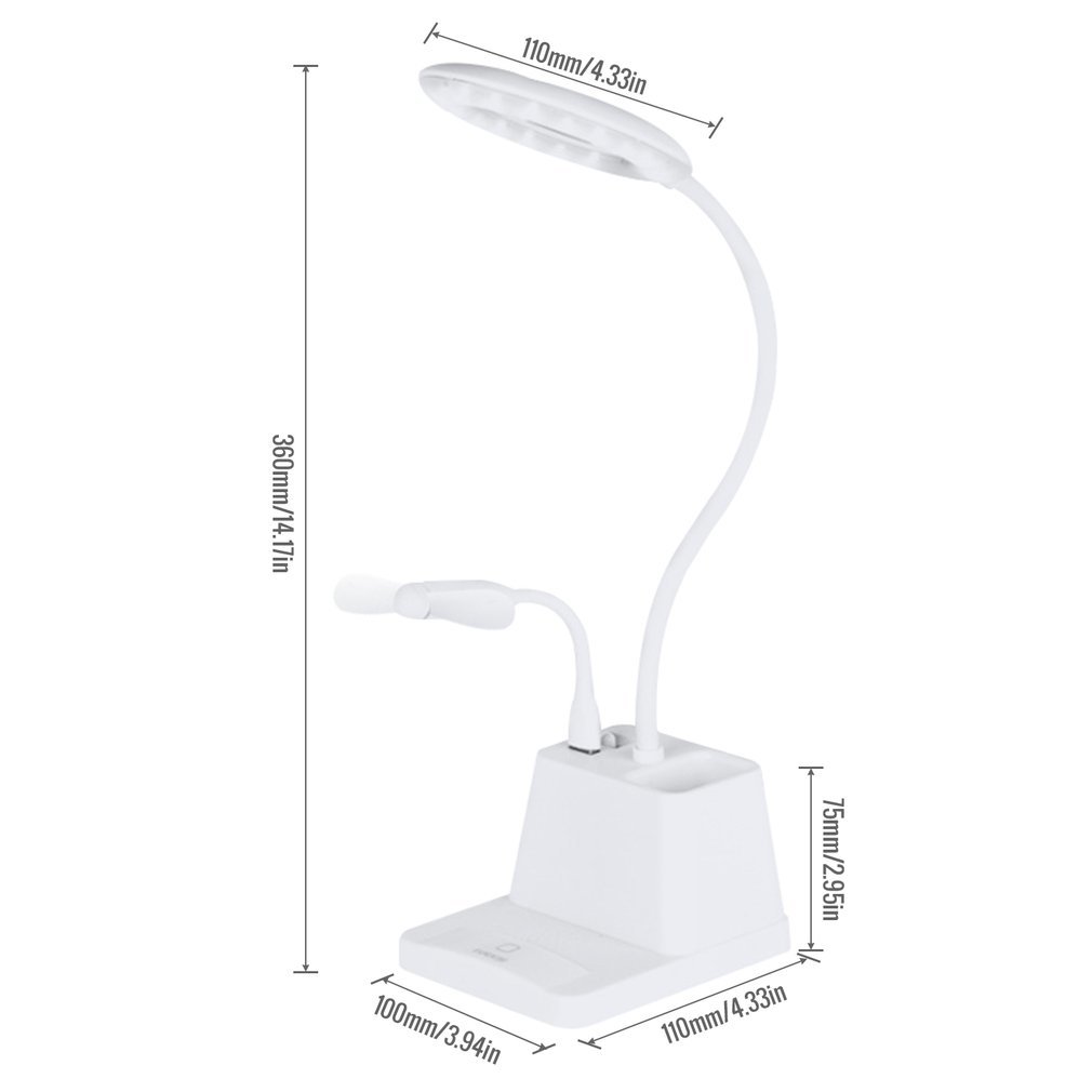 Multifunctional fillings and plugins Dual Purpose Desktop Eye protection and aromatherapy Pen holder lamp