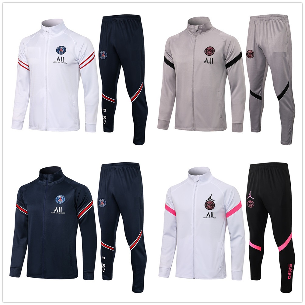 2021 2022 Paris soccer jacket tracksuit 21 22 MBAPPE sergio ramos Long sleeve zipper jackets MESSI Maillot de football training suit survetement sportswear, As shown in illustration
2021 2022 Paris soccer jacket tracksuit 21 22 MBAPPE sergio ramos Long sleeve zipper jackets MESSI Maillot de football training suit survetement sportswear, As shown in illustration