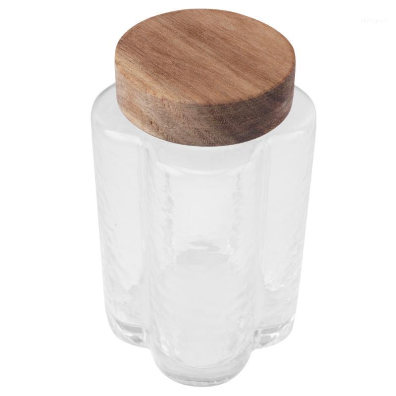 Storage Bottles & Jars Wooden Cover Glass Jar Grain Container Food Sealed Tea Empty Bottle For Home Kitchen Shop Of
Storage Bottles & Jars Wooden Cover Glass Jar Grain Container Food Sealed Tea Empty Bottle For Home Kitchen Shop Of