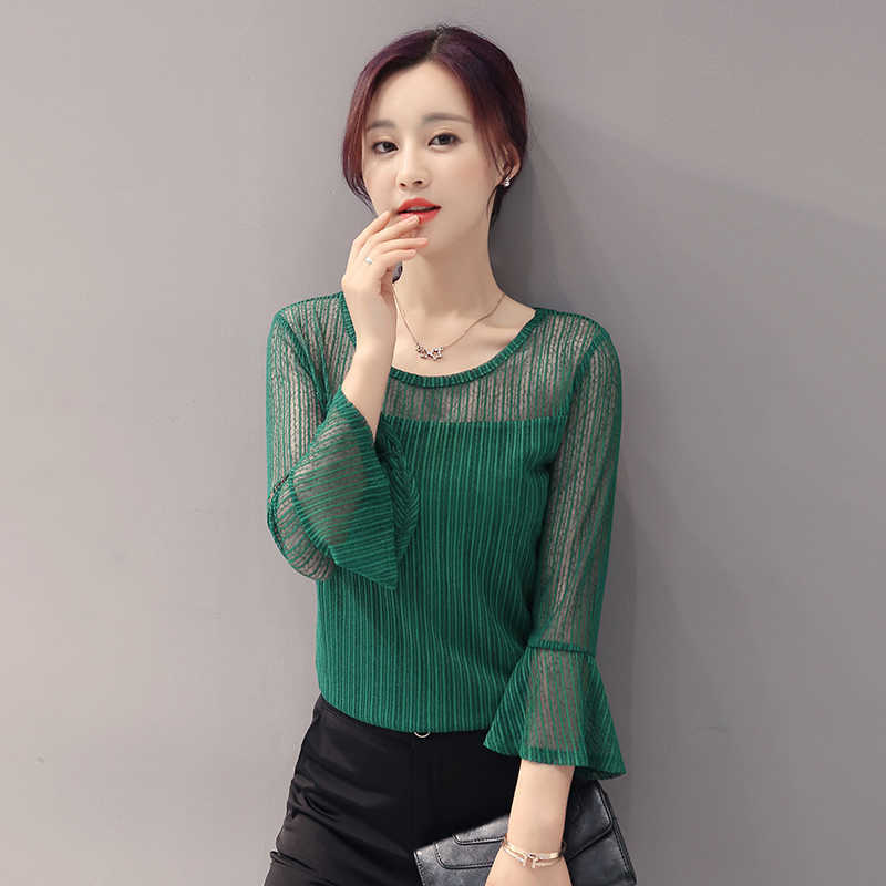 Women Spring Summer Style Chiffon Mesh Patchwork Blouses Shirts Lady Casual Three Quarter Flare Sleeve Blusas Tops DF1738 210609, Wine red
Women Spring Summer Style Chiffon Mesh Patchwork Blouses Shirts Lady Casual Three Quarter Flare Sleeve Blusas Tops DF1738 210609, Wine red
