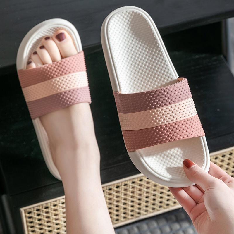 Slippers Men's And Women's Summer Striped Couple Drag Home Outdoor Wear Bathroom Flat Bottom Bath Cool Women Shoes, Pink
Slippers Men's And Women's Summer Striped Couple Drag Home Outdoor Wear Bathroom Flat Bottom Bath Cool Women Shoes, Pink