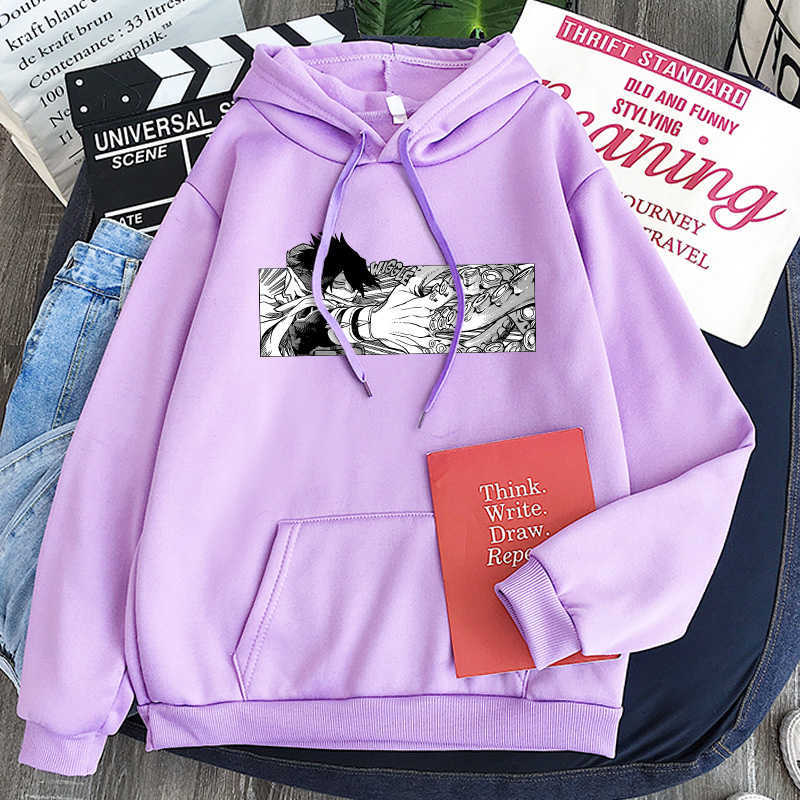Anime My Hero Academia Tamaki Amajiki Printed Hoodies Pullovers Men Women Manga Funny Boys Winter Keep Warm Hip Hop Sweatshirts Y0804