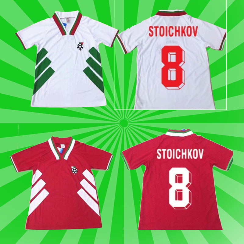 Tops 1994 retro Bulgarias soccer jerseys star STOICHKOV 8 Balakov Sirakov Borimirov maillot de CLASSIC foot Thailand Quality Football shirt camiseta futbol shirts, Away
Tops 1994 retro Bulgarias soccer jerseys star STOICHKOV 8 Balakov Sirakov Borimirov maillot de CLASSIC foot Thailand Quality Football shirt camiseta futbol shirts, Away