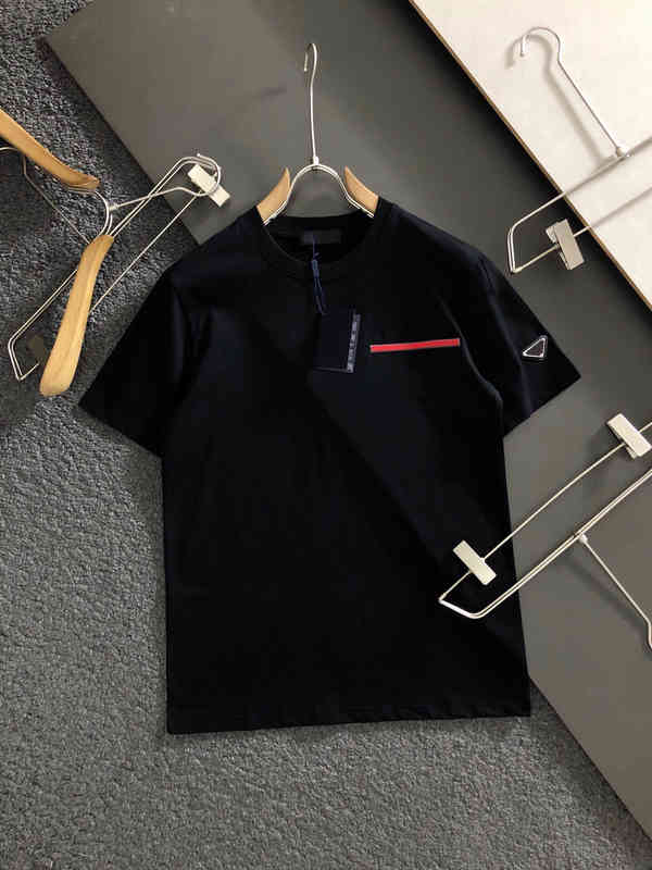 Men's T-Shirts classic 21ss casual t shirts men tees custom silk fabrics comfortable feel silky Triangle metal decoration High-density solid color Z3Q2, Black
Men's T-Shirts classic 21ss casual t shirts men tees custom silk fabrics comfortable feel silky Triangle metal decoration High-density solid color Z3Q2, Black