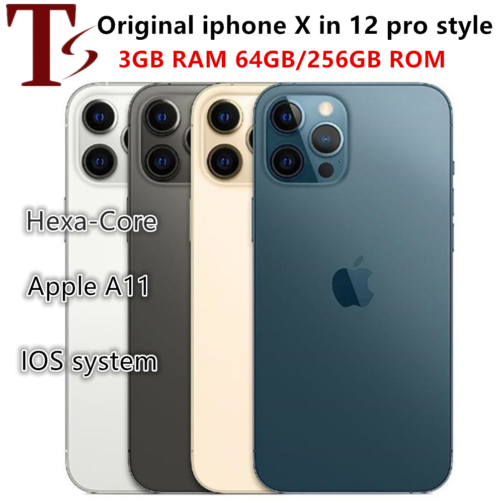 Apple Original iphone X in 12 pro style phone Unlocked with 12pro box&Camera appearance 3G RAM 256GB ROM smartphone, Gold
Apple Original iphone X in 12 pro style phone Unlocked with 12pro box&Camera appearance 3G RAM 256GB ROM smartphone, Gold