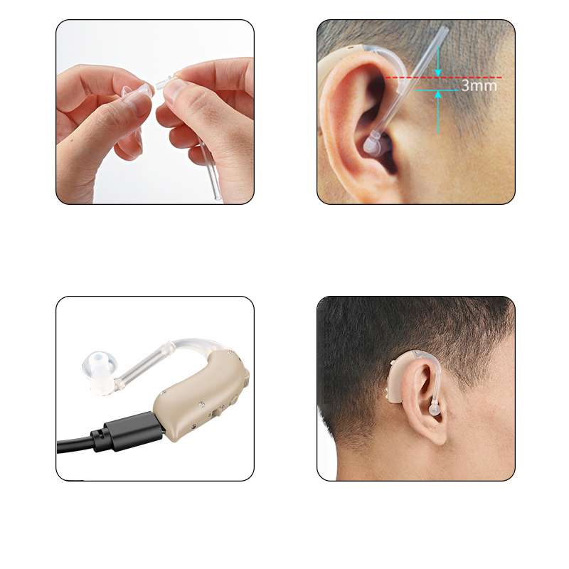 Tube Adjustable Hearing Aid Rechargeable Hearing Aids BTE Hearing Device for The Elderly Amplifier for LossScouts
Tube Adjustable Hearing Aid Rechargeable Hearing Aids BTE Hearing Device for The Elderly Amplifier for LossScouts