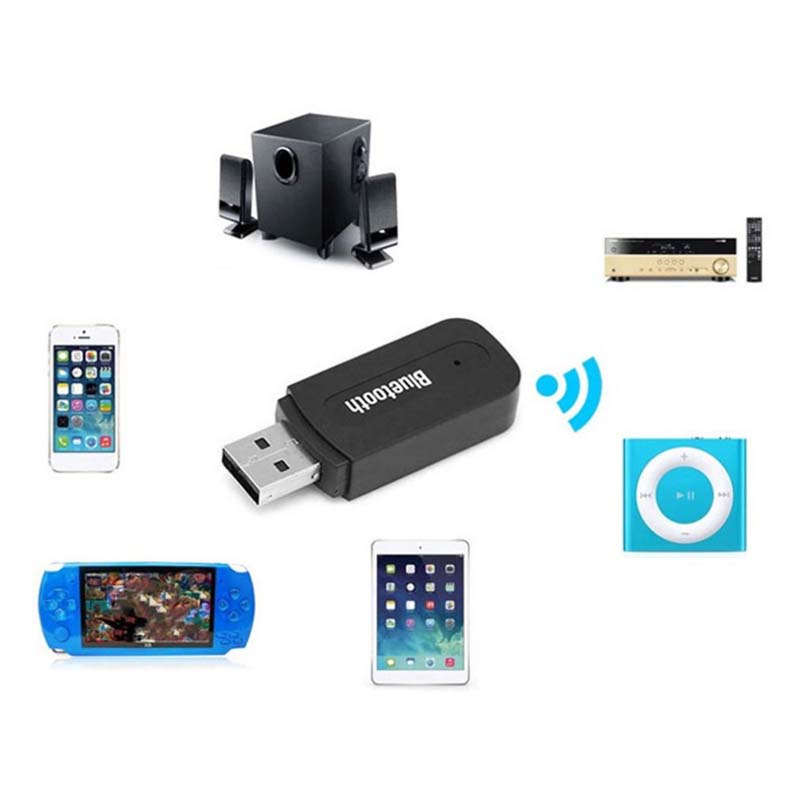 USB Auto Bluetooth Adapter 3.5mm Jack Bluetooth-Receiver Wireless AUX Audio MP3 Music Player Handsfree Car Tool