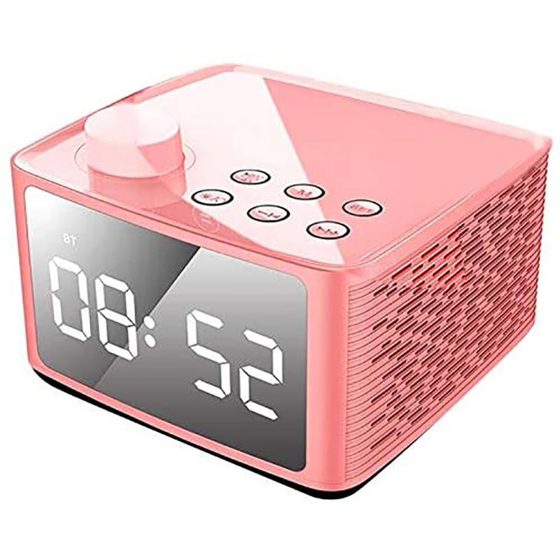 Alarm Clock Radio Speaker With Fm & Cell Phone Stand,4 Inch Digit Display 3-Level Dimmer,Dual Stereo Drivers Portable Speakers
Alarm Clock Radio Speaker With Fm & Cell Phone Stand,4 Inch Digit Display 3-Level Dimmer,Dual Stereo Drivers Portable Speakers