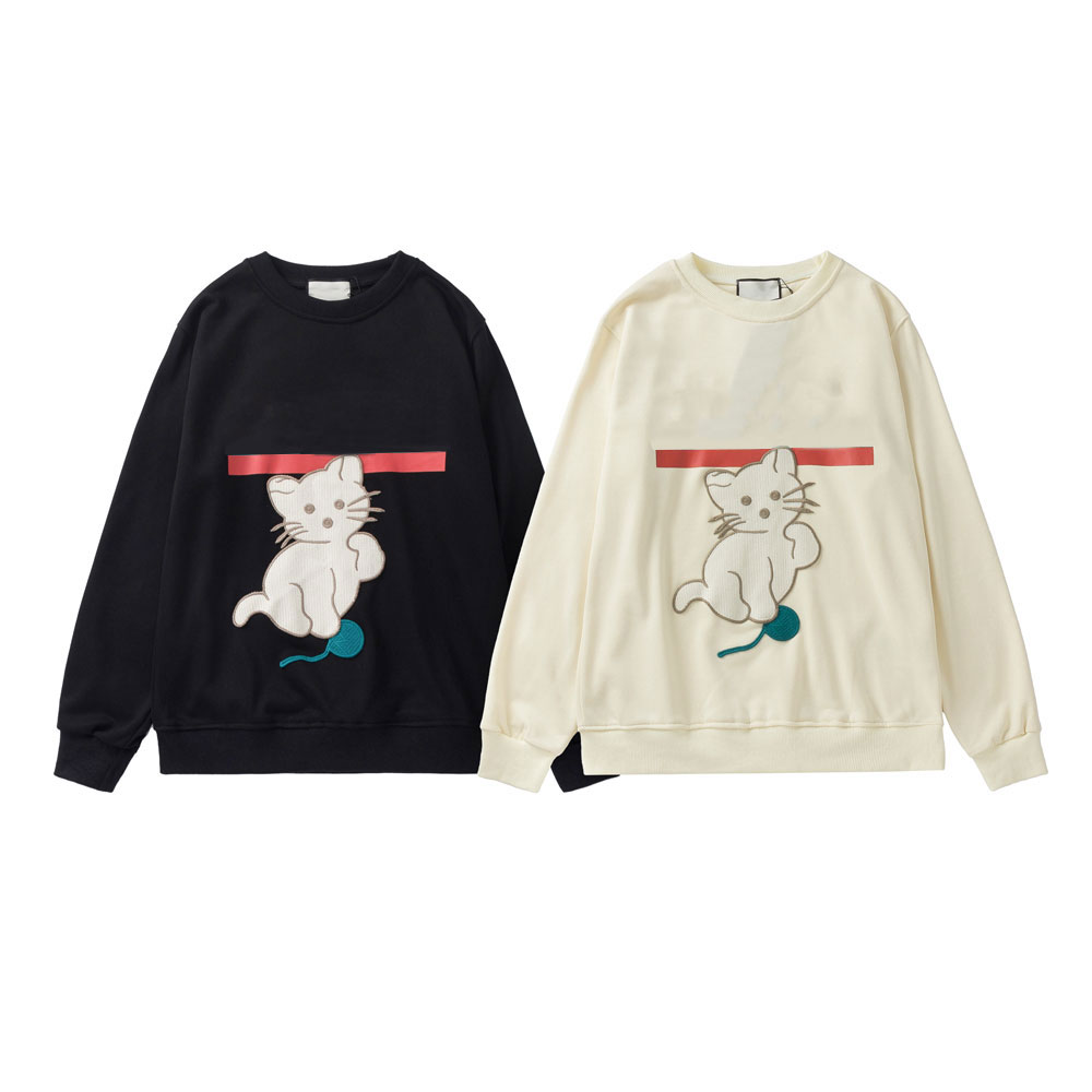 Women Men Casual Sweatshirts Hoodies Harajuku Loose Korean Style Kawaii Cat Printed Fashion Kpop Ins Retro O-neck Casual Daily Tops, Black
Women Men Casual Sweatshirts Hoodies Harajuku Loose Korean Style Kawaii Cat Printed Fashion Kpop Ins Retro O-neck Casual Daily Tops, Black