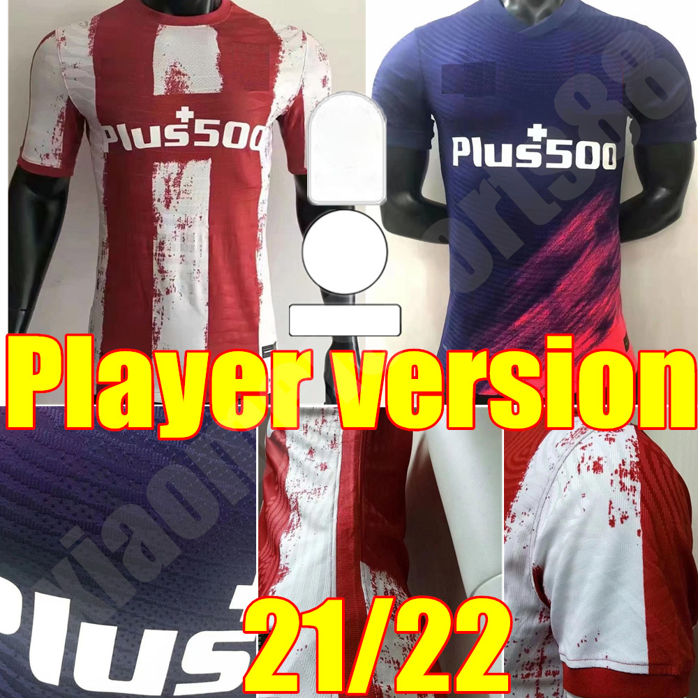 21 22 Atletico Madrid Player version Soccer Jerseys Suárez 2021 2022 João Félix Saul Koke M.Llorente DEMBÉLÉ Men Training football jersey, Home+champion patch
21 22 Atletico Madrid Player version Soccer Jerseys Suárez 2021 2022 João Félix Saul Koke M.Llorente DEMBÉLÉ Men Training football jersey, Home+champion patch