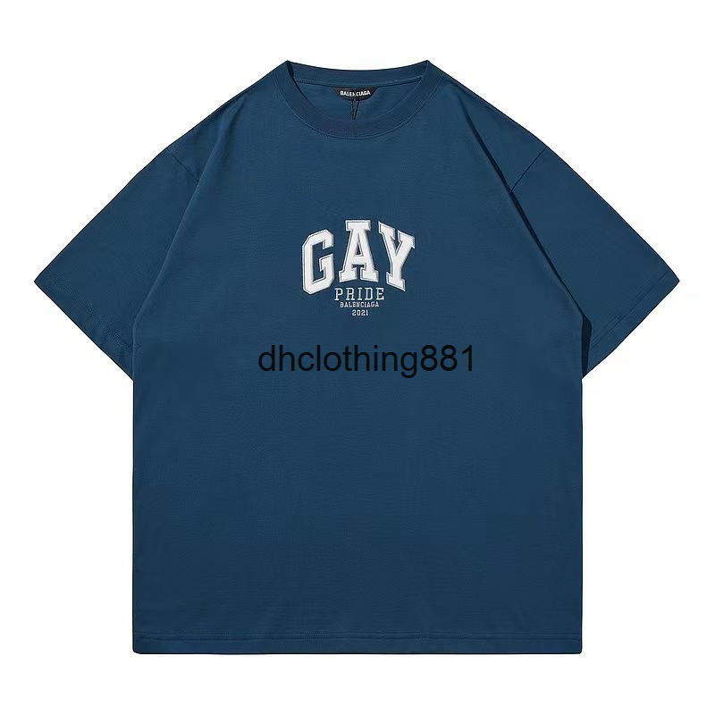 designer T shirts Balencaigas's Men's Sweaters High quality Paris pride gay letter embroidery T-shirt pure cotton new fashion short sleeve, New pink
designer T shirts Balencaigas's Men's Sweaters High quality Paris pride gay letter embroidery T-shirt pure cotton new fashion short sleeve, New pink