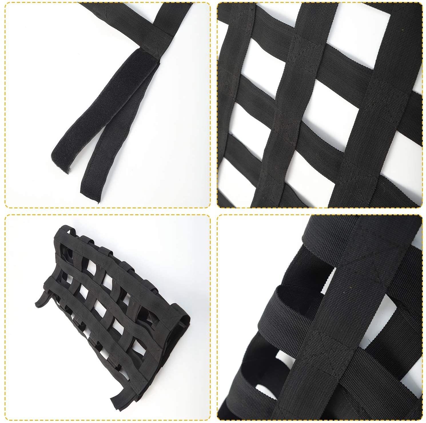 New Mesh Cargo NetAuto Roof Net Hammock for Jeep Wrangler YJ TJ JK JKU JL JLU 1987-2020