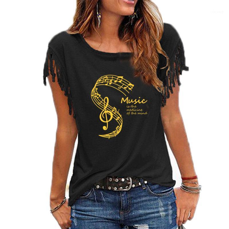Women' T-Shirt Fashion Clothing Music Is The Of Mind Print Women Cotton Sleeveless Summer Tops Tees
Women' T-Shirt Fashion Clothing Music Is The Of Mind Print Women Cotton Sleeveless Summer Tops Tees