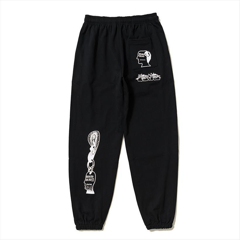 season 6 style sweatpants brain women pant dead printed kanye west hiphop men joggers cotton loose fit sportpants, Black
season 6 style sweatpants brain women pant dead printed kanye west hiphop men joggers cotton loose fit sportpants, Black