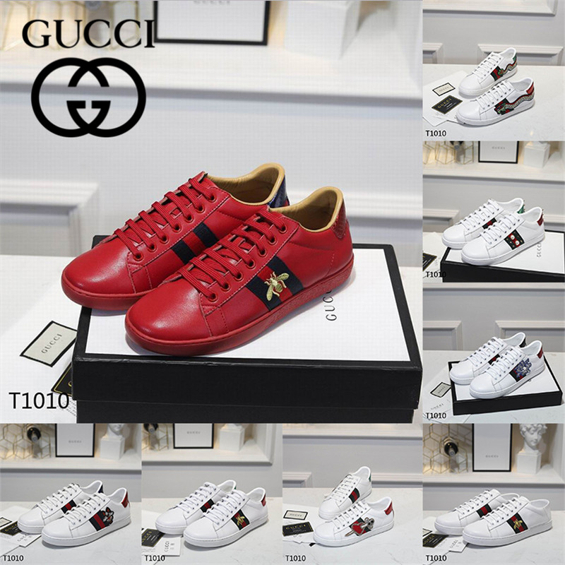 GUCCI Mens Women Sneakers Casual Shoes Top Quality Bee Chaussures Leather Sneaker Ace Embroidery Trainers Fashion Luxurys Designers Flats Bottoms Loafers
GUCCI Mens Women Sneakers Casual Shoes Top Quality Bee Chaussures Leather Sneaker Ace Embroidery Trainers Fashion Luxurys Designers Flats Bottoms Loafers