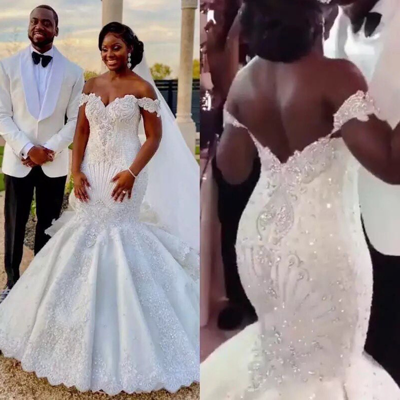 Wedding Dress Mermaid Bridal Gowns 2021 Vestidos De Noiva Plus Size Robe De Mariage For Women Luxury Dresses
