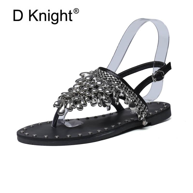 Fashion Women String Beaded Flip Flops Ladies Casual Flat Beach Sandals Size 35-40 Summer Gladiator Flats For, Black
Fashion Women String Beaded Flip Flops Ladies Casual Flat Beach Sandals Size 35-40 Summer Gladiator Flats For, Black