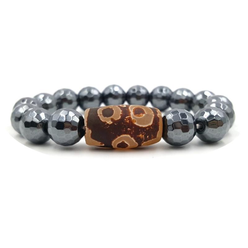 Beaded, Strands Lii Ji 6 Eye's DZI Beads Agates Hematite Magnetic Therapy Bracelet Health Care For Men Women, Black
Beaded, Strands Lii Ji 6 Eye's DZI Beads Agates Hematite Magnetic Therapy Bracelet Health Care For Men Women, Black