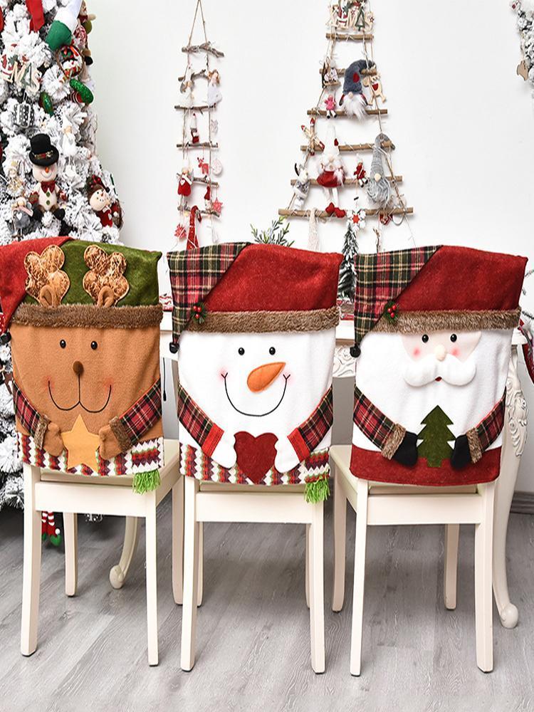 Chair Covers Christmas Cover Santa Claus Snowman Dinning Back Elastic Stretch Home Party Decoration Seats Sleeve
Chair Covers Christmas Cover Santa Claus Snowman Dinning Back Elastic Stretch Home Party Decoration Seats Sleeve