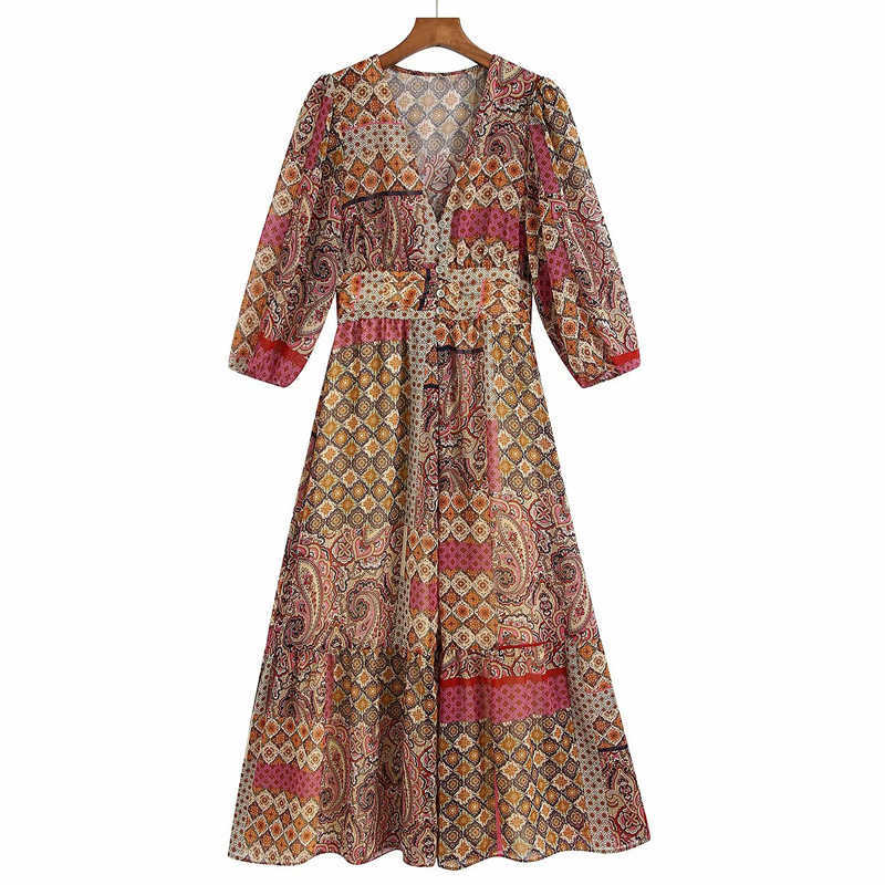 Za Paisley Print Long Dress Women Ruffle Woman Summer Dress Elastic Waistband Interior Lining Elegant Pleat Midi Party Dresses 210602, As picture
Za Paisley Print Long Dress Women Ruffle Woman Summer Dress Elastic Waistband Interior Lining Elegant Pleat Midi Party Dresses 210602, As picture
