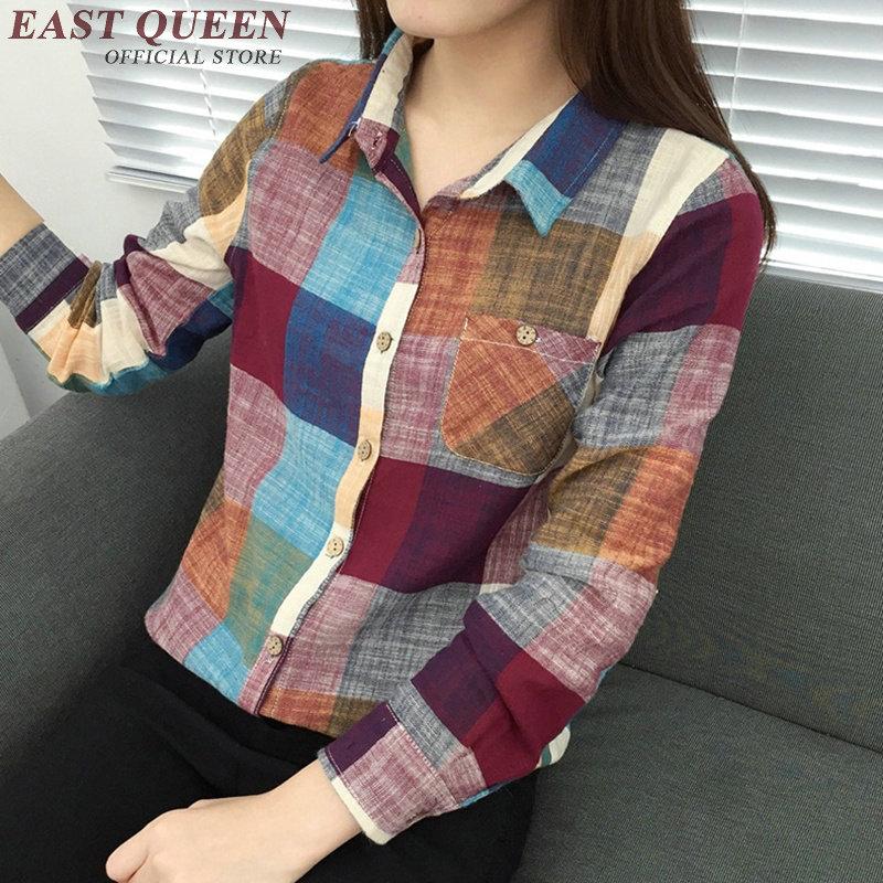 Women' Blouses & Shirts Arrival 2021 Summer Women Blouse Long Sleeve Tartan Clothing Cotton Plaid Shirt Female Casual Streetwear NN0356 CQ
Women' Blouses & Shirts Arrival 2021 Summer Women Blouse Long Sleeve Tartan Clothing Cotton Plaid Shirt Female Casual Streetwear NN0356 CQ