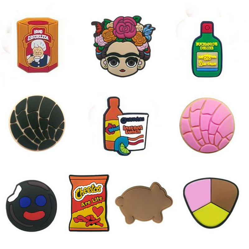 Soft Rubber Mexican Style Shoe Parts Accessories Buckle for Croc Charms Wristband Bracelets Clog Charms Buttons
Soft Rubber Mexican Style Shoe Parts Accessories Buckle for Croc Charms Wristband Bracelets Clog Charms Buttons