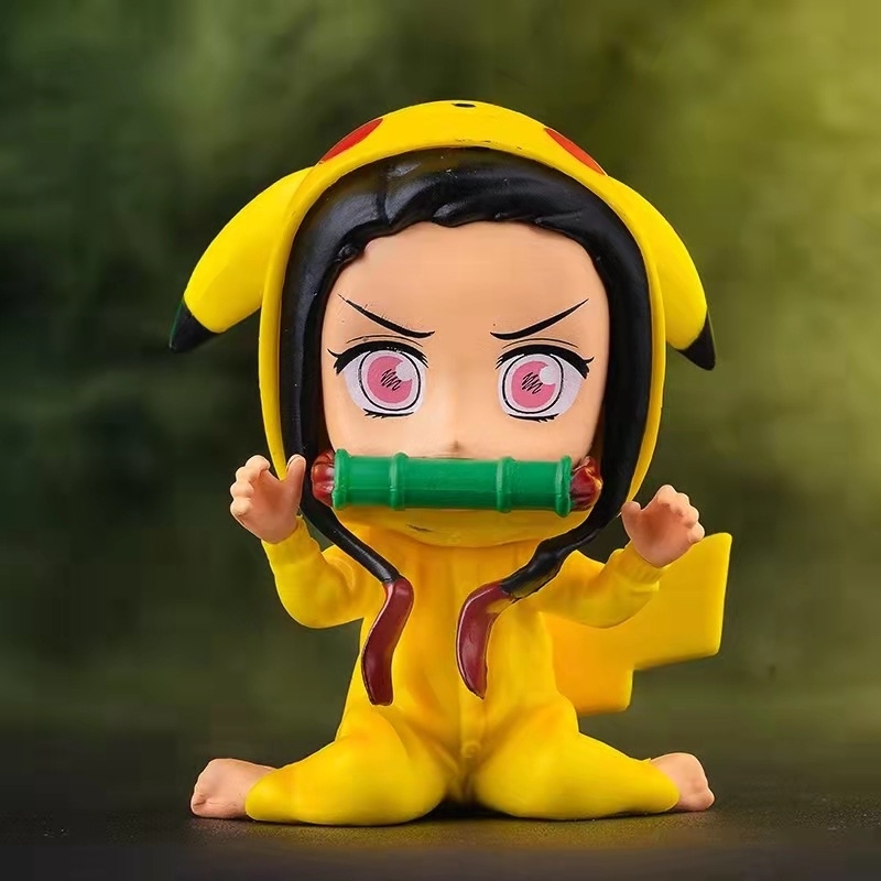 Ghost killing blade hand-made stove door, you bean disguise, picachu animation, peripheral blind box doll car decoration
Ghost killing blade hand-made stove door, you bean disguise, picachu animation, peripheral blind box doll car decoration