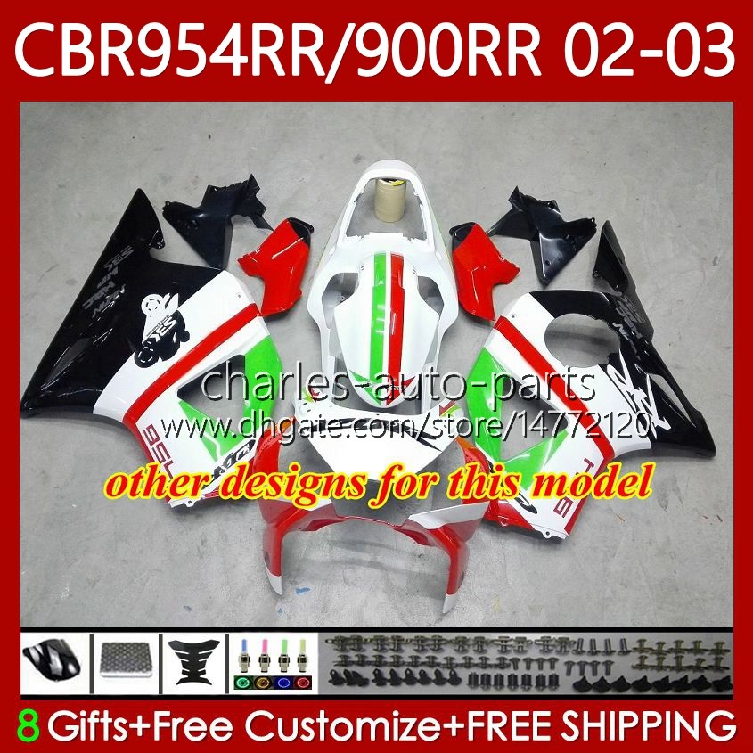 Fairings Kit For HONDA CBR954 CBR900 RR CBR 900 954 RR CC CBR954RR 02 03 Bodywork 61No.106 CBR 954RR 900RR 900CC Purple black 2002 2003 CBR954-RR CBR9