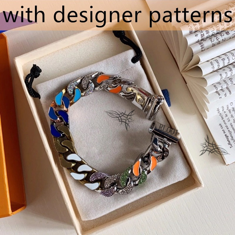 Colorful Titanium Steel Bracelet with Diamond Glossy Neutral Logo High Quality Personalized Chain Fashion Jewelry Supply, Black
Colorful Titanium Steel Bracelet with Diamond Glossy Neutral Logo High Quality Personalized Chain Fashion Jewelry Supply, Black