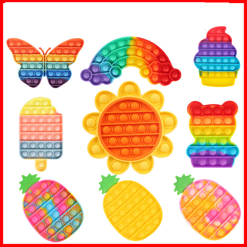 Party Favor Rainbow Pop It Fidget Toys For Adult Children Push Pops Bubble Sensory Toy Animal Autism Needs Squishy Stress Reliever
Party Favor Rainbow Pop It Fidget Toys For Adult Children Push Pops Bubble Sensory Toy Animal Autism Needs Squishy Stress Reliever