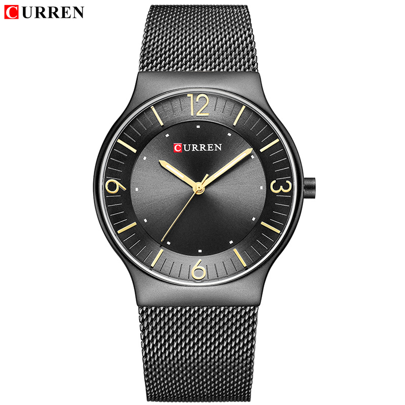 CURREN Top Brand Men Luminous Sport Watches Men's Thin Stainless Steel Quartz Watch Male Simple Analog Clock Relogio Masculino 210517, Rose gold black
CURREN Top Brand Men Luminous Sport Watches Men's Thin Stainless Steel Quartz Watch Male Simple Analog Clock Relogio Masculino 210517, Rose gold black