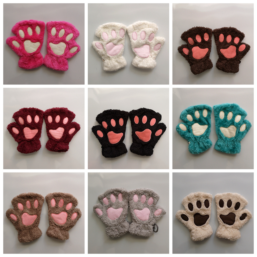 1 Pair Lovely Winter Gloves Cute Plush Warm Mittens Cat Paw Short Fingerless Gloves Half Finger Gloves for Women Ladies Girls RRA2109, White
1 Pair Lovely Winter Gloves Cute Plush Warm Mittens Cat Paw Short Fingerless Gloves Half Finger Gloves for Women Ladies Girls RRA2109, White