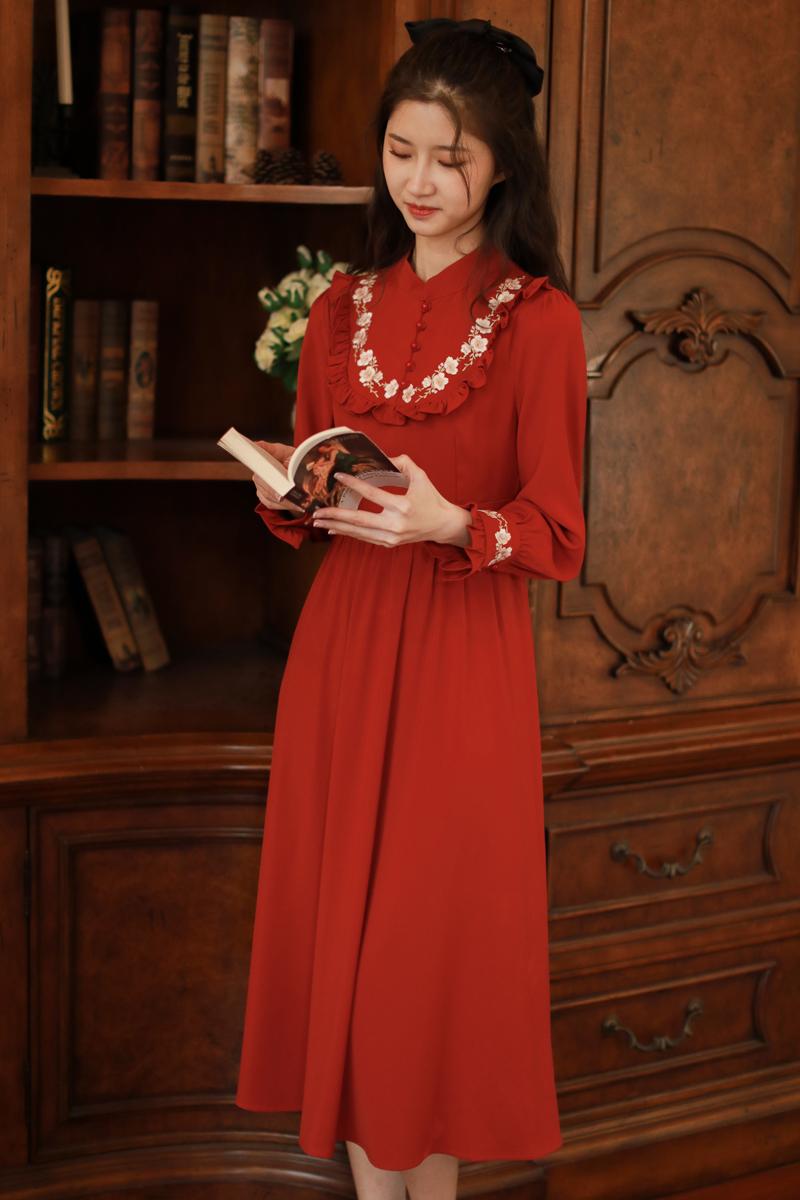 Fashion Women's Clothing Full Vintage Dress For Women Dresses F Casual