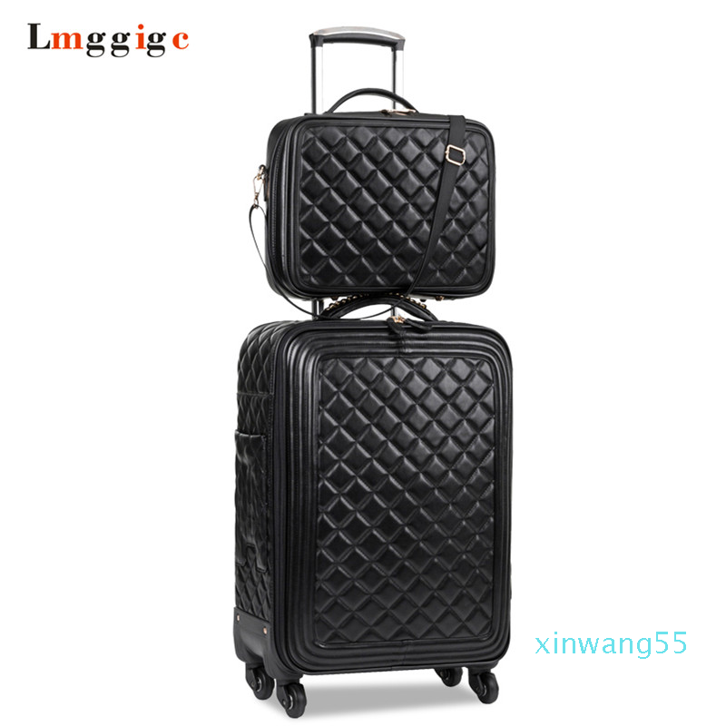 Women Luggage set,High quality PU leather Suitcase bag,Universal wheels Carry-Ons,Grid pattern Carrier,,drag box
Women Luggage set,High quality PU leather Suitcase bag,Universal wheels Carry-Ons,Grid pattern Carrier,,drag box
