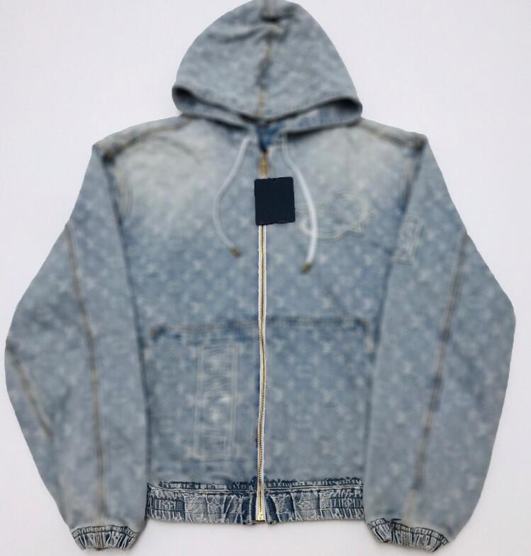 21SS French joint name spring and autumn latest fashion motorcycle men's multi-embroidery patch loose zipper hood jacket famous men's designer all-match denim jacket, Blue
21SS French joint name spring and autumn latest fashion motorcycle men's multi-embroidery patch loose zipper hood jacket famous men's designer all-match denim jacket, Blue