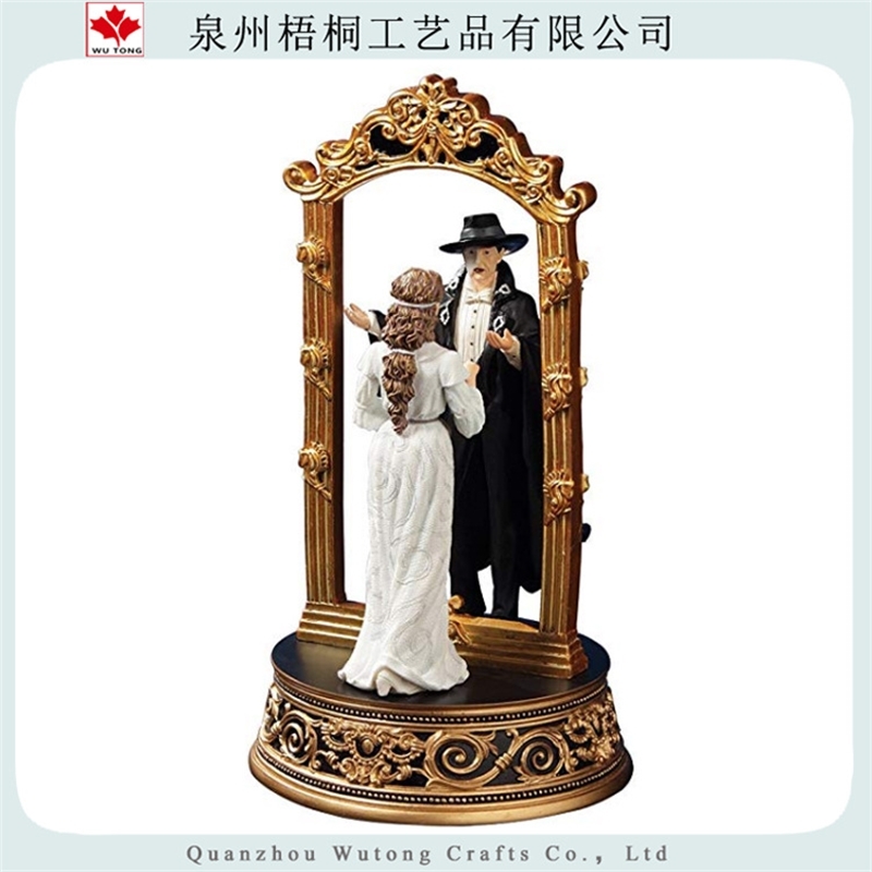 Hot search Christine mirror home decoration opera resin process