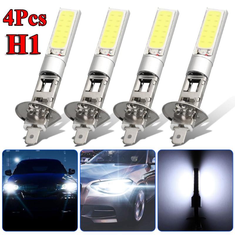 Car Headlights 4PCS H1 LED Headlight High Low Beam Light SMD Bulbs Vehicle Lamp 10000-12000MCD 
Car Headlights 4PCS H1 LED Headlight High Low Beam Light SMD Bulbs Vehicle Lamp 10000-12000MCD