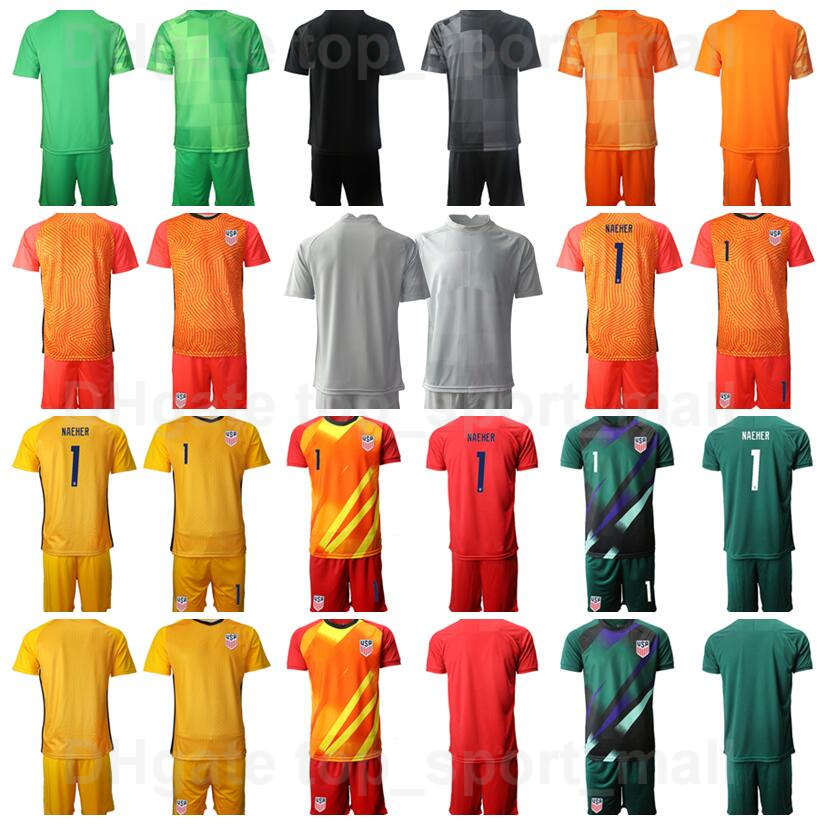 National Team US Goalkeeper GK Soccer 1 Tim Howard Jersey Set Goalie Bill Hamid 22 Ethan Horvath 24 Ashlyn Harris Hope Solo Black Green Grey Orange Football Shirt Kits
National Team US Goalkeeper GK Soccer 1 Tim Howard Jersey Set Goalie Bill Hamid 22 Ethan Horvath 24 Ashlyn Harris Hope Solo Black Green Grey Orange Football Shirt Kits