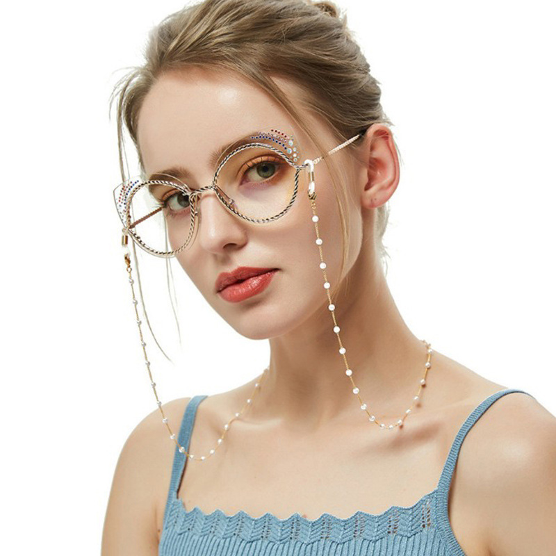 Eyeglasses Chains Artistic Youth All-Matching Non-Slip Mask Handmade Pearl Glasses Chain
Eyeglasses Chains Artistic Youth All-Matching Non-Slip Mask Handmade Pearl Glasses Chain