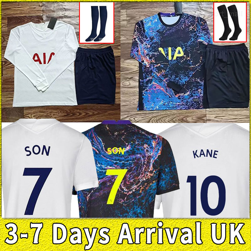 Thai 2021 2022 Men + KIDS Soccer Jerseys 21 22 KANE SON BERGWIJN NDOMBELE Tottenhams DELE jersey Football shirt LO CELSO Morgan BALE LAMELA long sleeves full set socks, Home
Thai 2021 2022 Men + KIDS Soccer Jerseys 21 22 KANE SON BERGWIJN NDOMBELE Tottenhams DELE jersey Football shirt LO CELSO Morgan BALE LAMELA long sleeves full set socks, Home