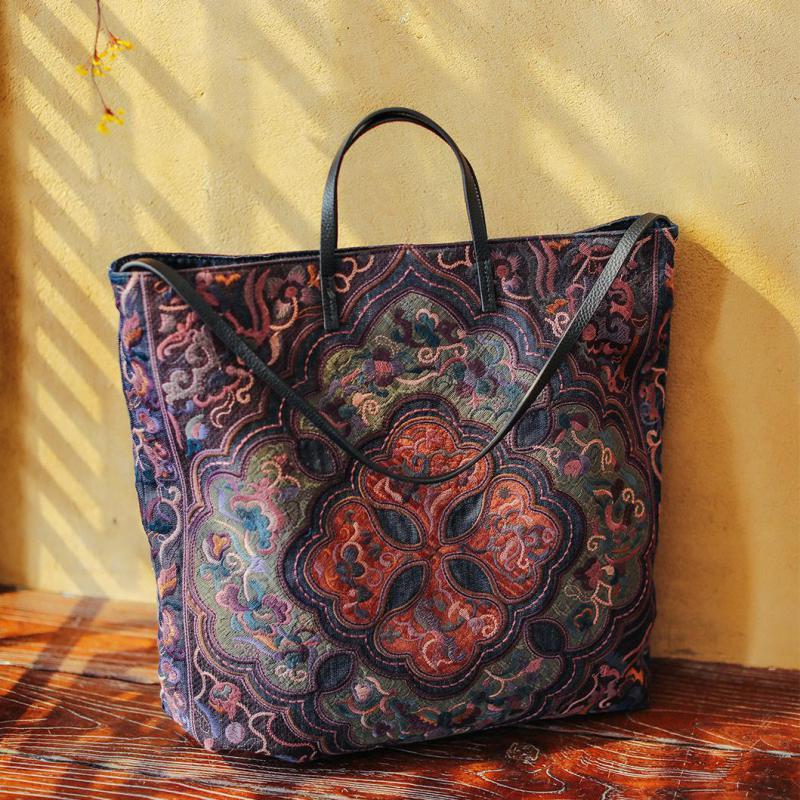 Evening Bags Johnature Ethnic Style Female Bag Luxury Embroidery Design One-shoulder Handbag 2021 Retro Denim Women Casual Tote, Multi
Evening Bags Johnature Ethnic Style Female Bag Luxury Embroidery Design One-shoulder Handbag 2021 Retro Denim Women Casual Tote, Multi
