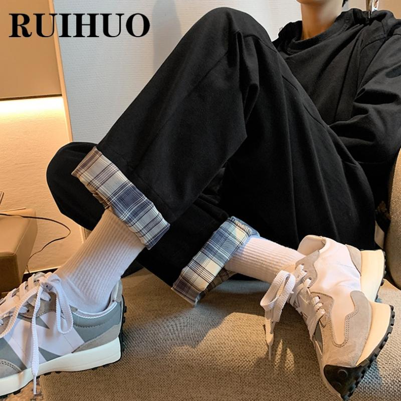 Men's Pants RUIHUO Ankle-Length Work Men Clothing 2021 Fashion Streetwear Sweatpants Harajuku Trouser 3XL Autumn Arrival, Black
Men's Pants RUIHUO Ankle-Length Work Men Clothing 2021 Fashion Streetwear Sweatpants Harajuku Trouser 3XL Autumn Arrival, Black