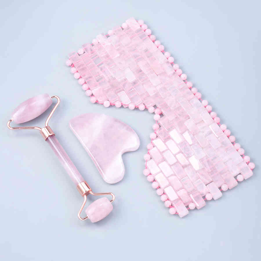 Quartz Natural Rose Designer Roller Guasha Scraper Sleep Mask Set Ice Jade Stone Body Eye Therapy Diy Spa Relaxation Skincare Tool BI6U, Blue
Quartz Natural Rose Designer Roller Guasha Scraper Sleep Mask Set Ice Jade Stone Body Eye Therapy Diy Spa Relaxation Skincare Tool BI6U, Blue