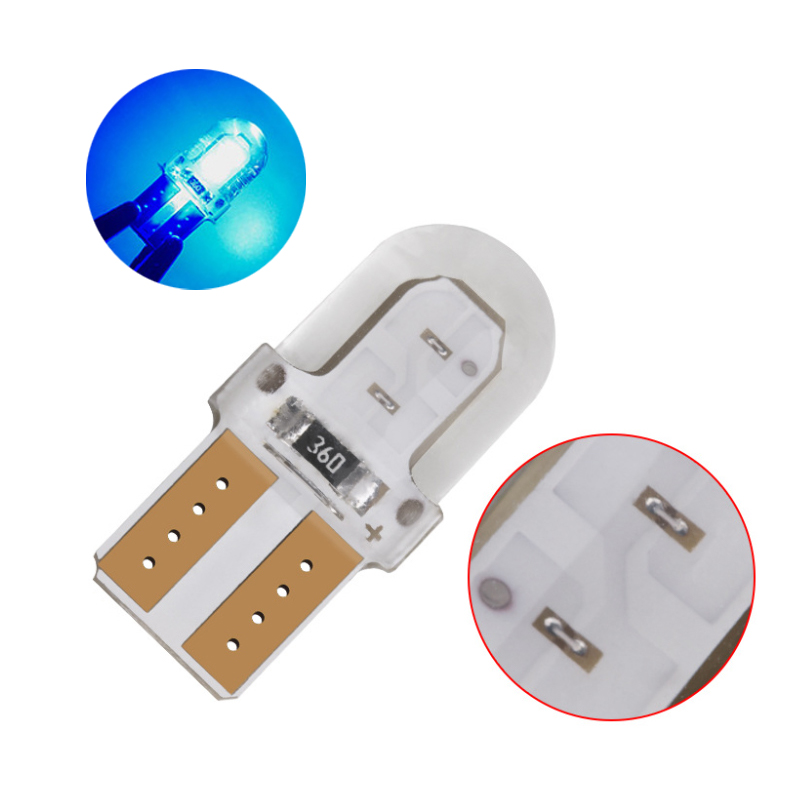 100Pcs Blue T10 168 194 W5W COB 4 Chips Silicone LED Car Bulbs For Clearance Lamps License Plate Lights 12V
100Pcs Blue T10 168 194 W5W COB 4 Chips Silicone LED Car Bulbs For Clearance Lamps License Plate Lights 12V
