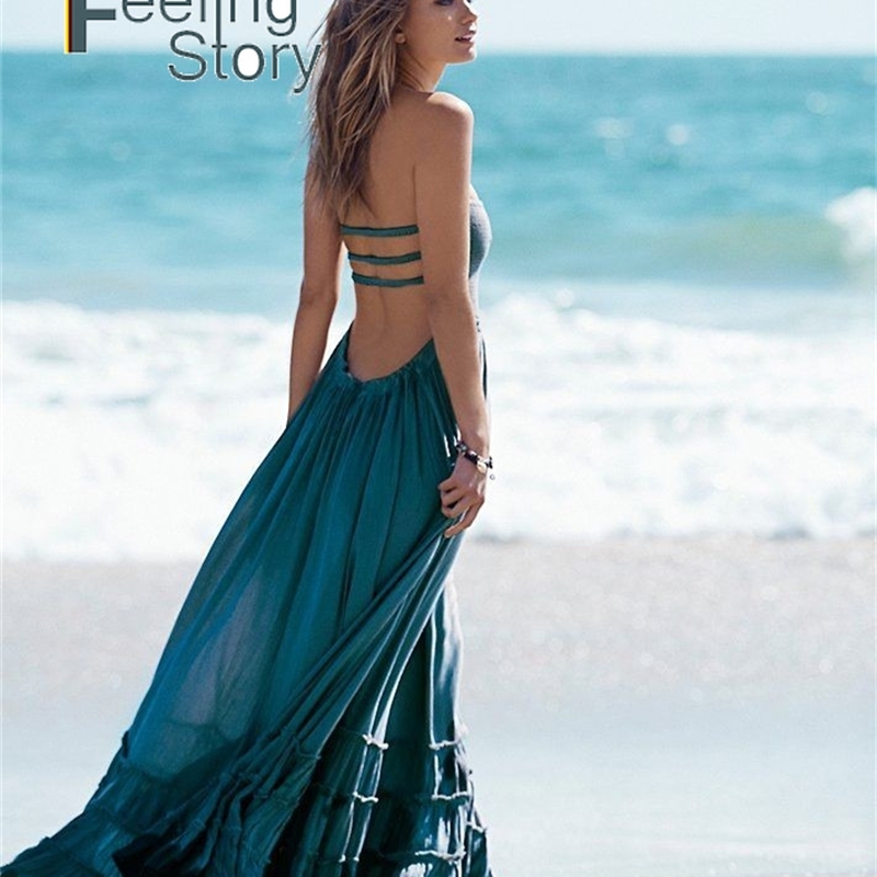 Bohemian Sexy Bandage Dress Casual Loose Solid Backless Long Maxi Boho Chic Sleeveless es Navy Blue 210603, Black
Bohemian Sexy Bandage Dress Casual Loose Solid Backless Long Maxi Boho Chic Sleeveless es Navy Blue 210603, Black