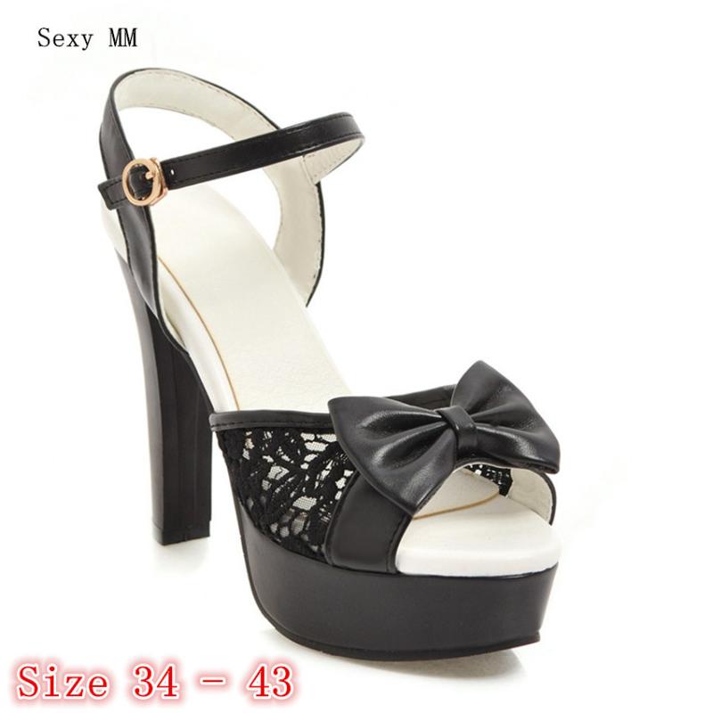 Summer Pumps Women Peep Toe High Heels Party Wedding Platform Gladiator Sandals Woman Heel Shoes Plus Size 34- 40 41 42 43, Black
Summer Pumps Women Peep Toe High Heels Party Wedding Platform Gladiator Sandals Woman Heel Shoes Plus Size 34- 40 41 42 43, Black