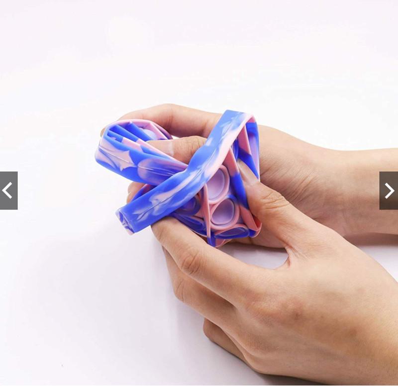 Party Game Controller Shape Push Up Bubble Kids Pop Simple Dimple Toy Adult Gamepad Antistress Hand Bubbles Sensory Toys