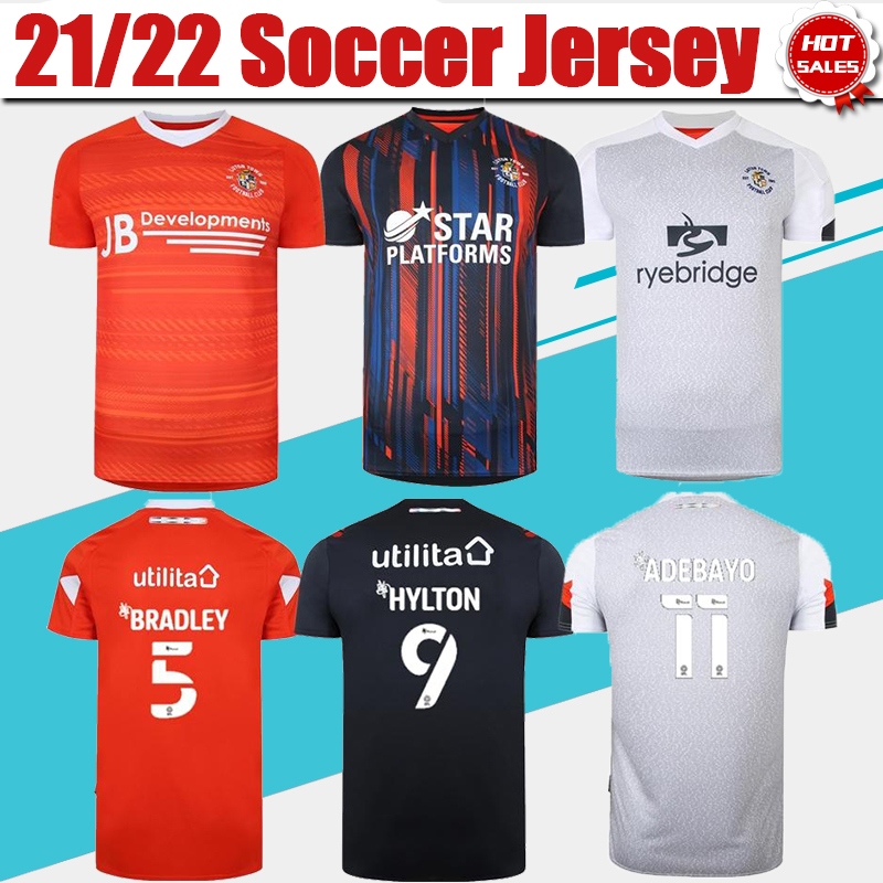 Luton Town Soccer Jersey 21/22 Home #5 BRADLEY #9 HYLTON #11 ADEBAYO Away Soccer Shirt Adult Short Sleeve 3rd Customized Football Uniforms 2021 2022, Black;yellow
Luton Town Soccer Jersey 21/22 Home #5 BRADLEY #9 HYLTON #11 ADEBAYO Away Soccer Shirt Adult Short Sleeve 3rd Customized Football Uniforms 2021 2022, Black;yellow