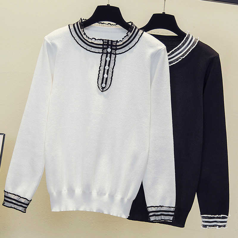 casual thin big Summer o-neck oversize Sweater Pullover Women lace chic female loose cashmere Basic wool Sweaters pull 210604, White
casual thin big Summer o-neck oversize Sweater Pullover Women lace chic female loose cashmere Basic wool Sweaters pull 210604, White